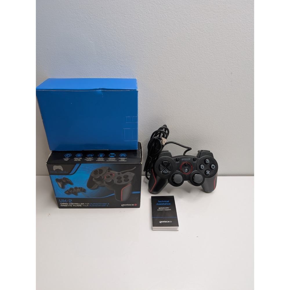 Gioteck - VX-2 Wired Controller - PS3 PlayStation 3 - Turbo Function - Used - CI